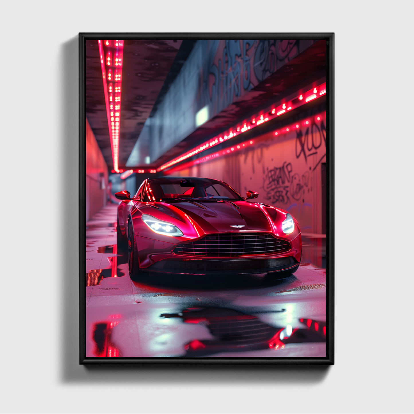 Roter Aston Martin