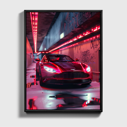 Roter Aston Martin