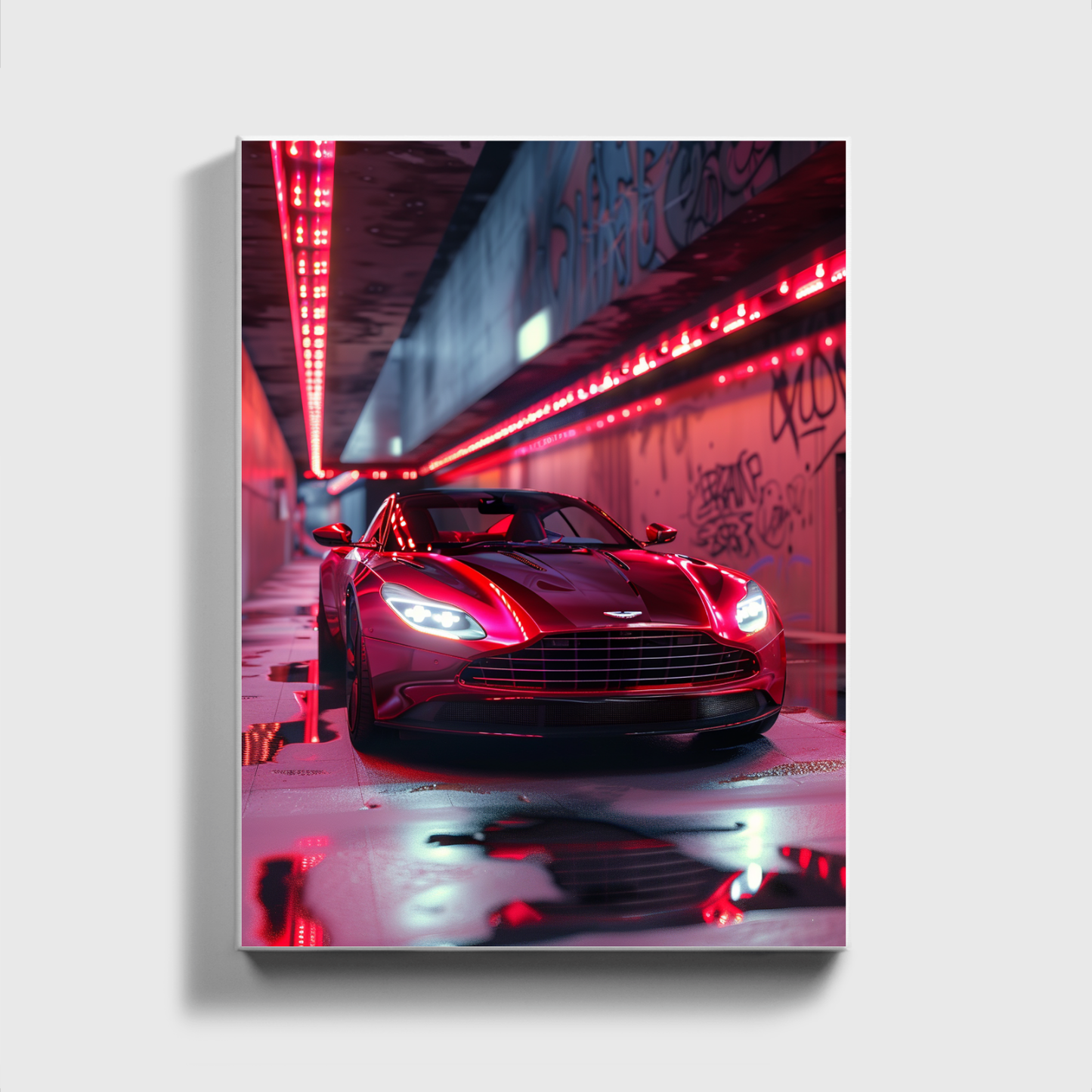 Roter Aston Martin
