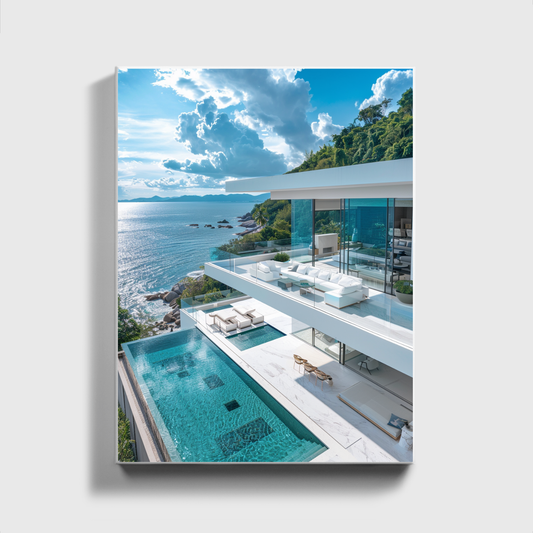 Modern White Mansion