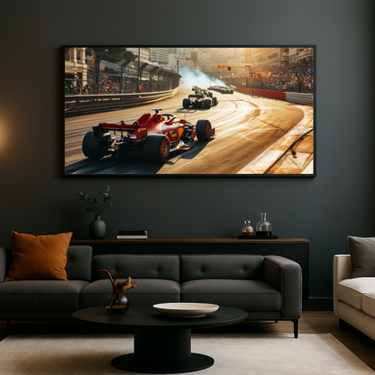 Monaco Grand Prix Sunset Back View