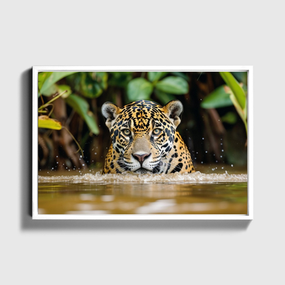 Jaguar Emerging Amazon River