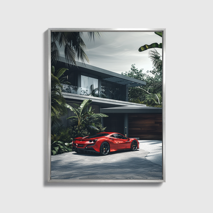 Red Ferrari Villa