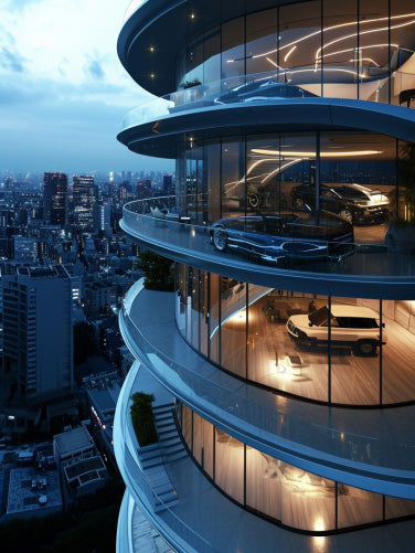 Tokyo High-Rise Penthouse Outside View