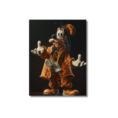 Goofy In Louis Vuitton Style