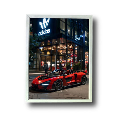 Mclaren Front of Adidas Store 2.0