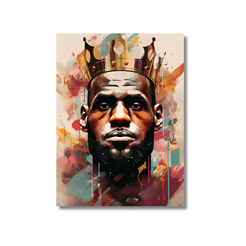 Painted Lebron James King