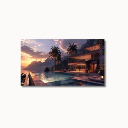 Sunset House With Larg Pool