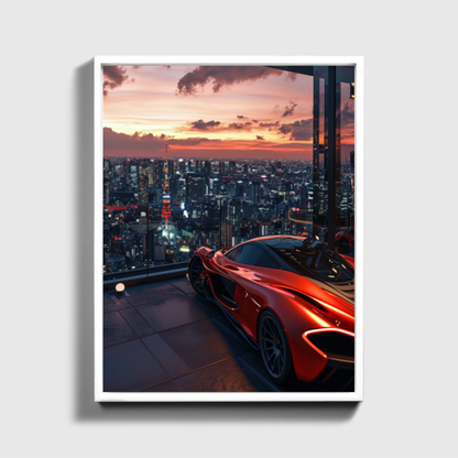 Tokyo High Rise Penthouse Supercar