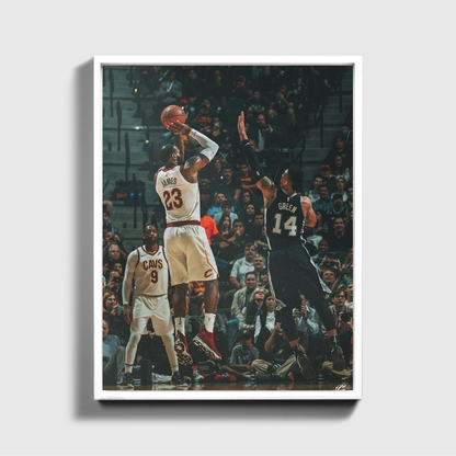 Lebron James Throwing Ball