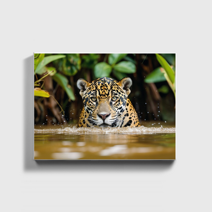 Jaguar Emerging Amazon River