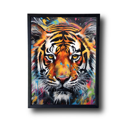 Painting Colorful Tiger