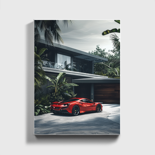 Red Ferrari Villa