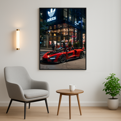 Mclaren Front of Adidas Store 2.0