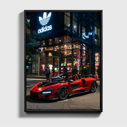 Mclaren Front of Adidas Store 2.0
