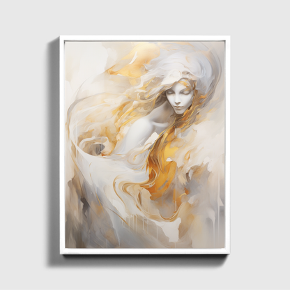 Abstract Gold Painting