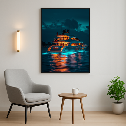 Yacht blue Light