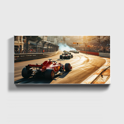 Monaco Grand Prix Sunset Back View