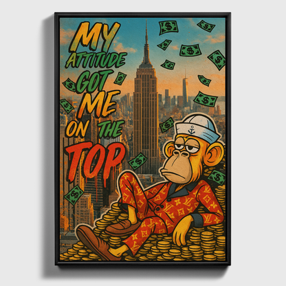 MY ATTITUDE GOT ME ON THE TOP