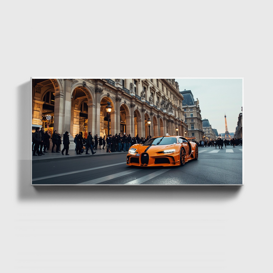 Paris Orange Bugatti