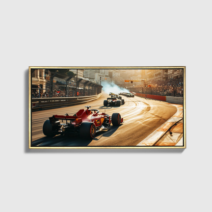 Monaco Grand Prix Sunset Back View