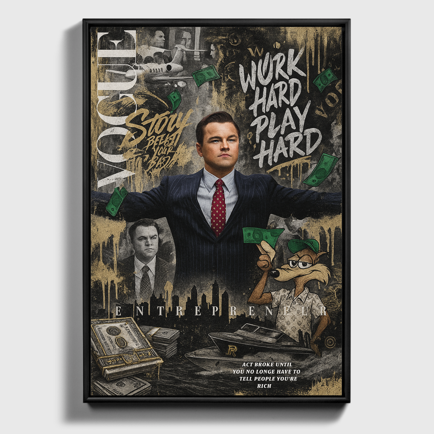 Arbeite hart, spiele hart