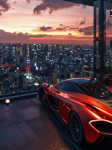 Tokyo High-Rise Penthouse Supercar