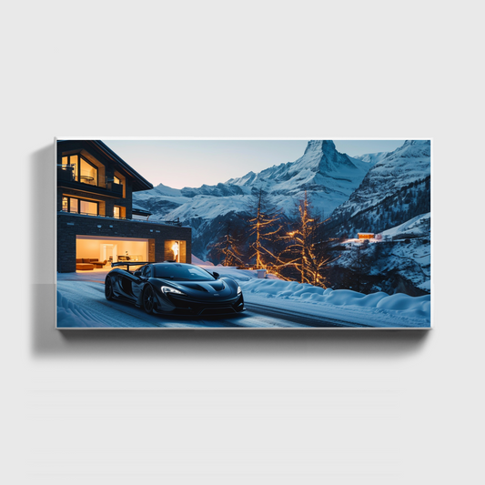 Luxury Chalet Black Mclaren