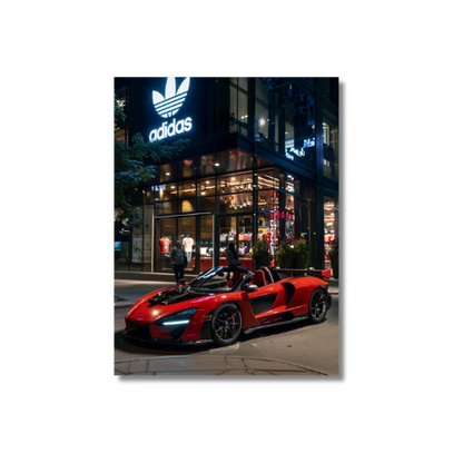 Mclaren Front of Adidas Store 2.0