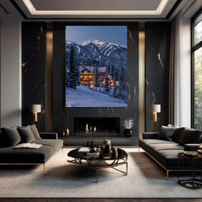 Luxurious Home in Snowy Mountain