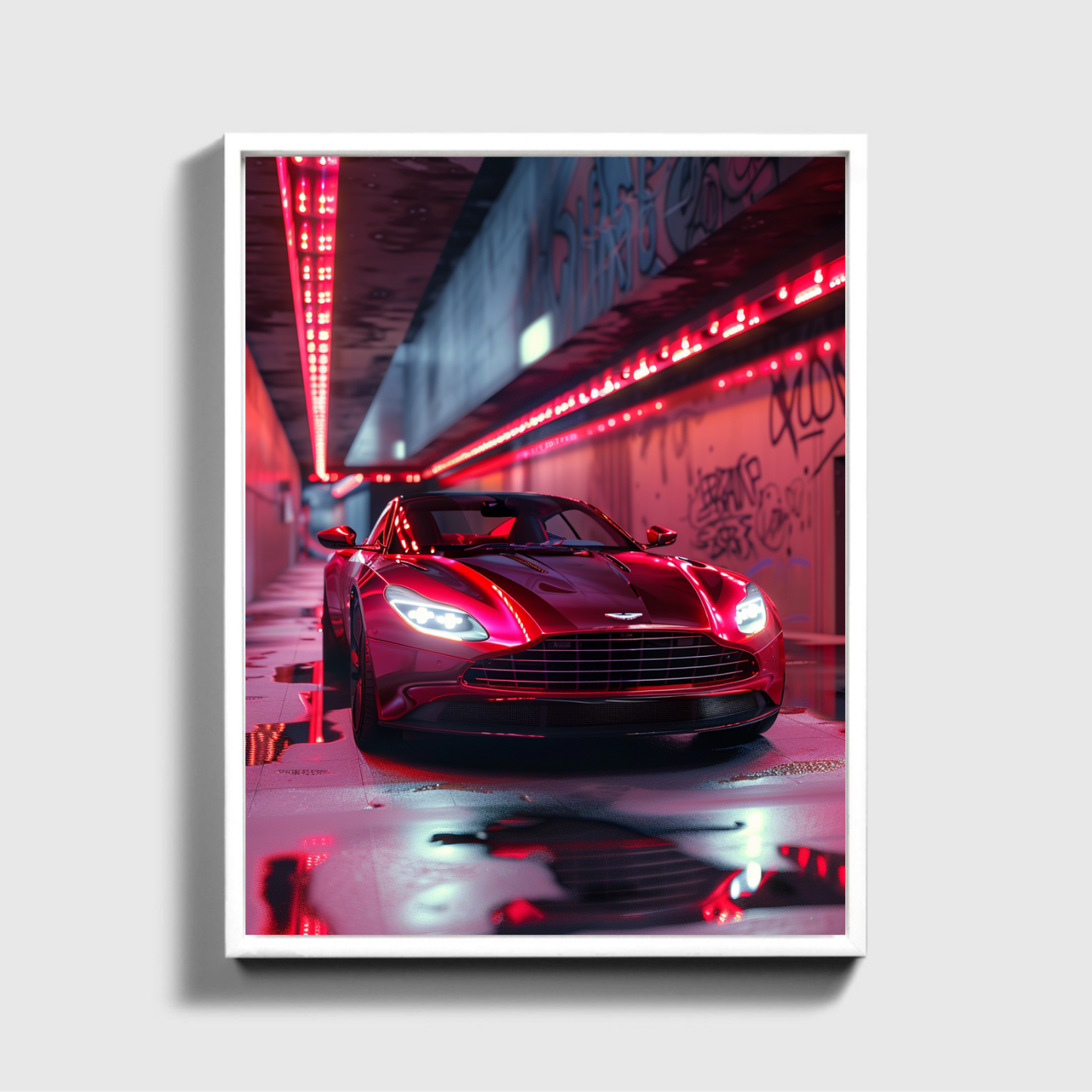 Roter Aston Martin