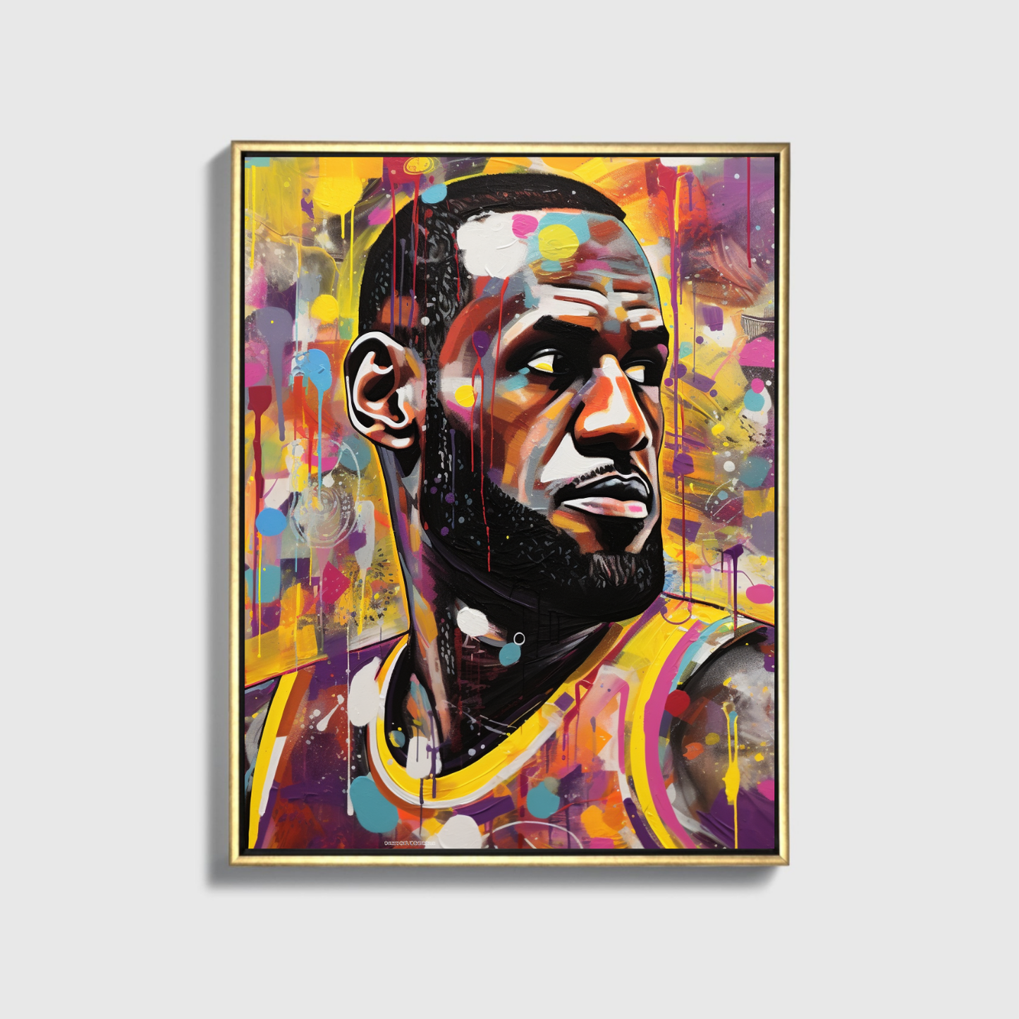 Bemalter Lebron James