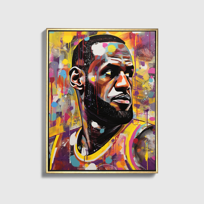 Bemalter Lebron James