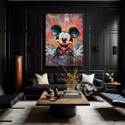 Painted MIckey Mouse