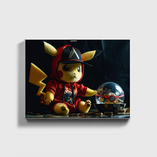 Pickachu Bitcoins Pokeball