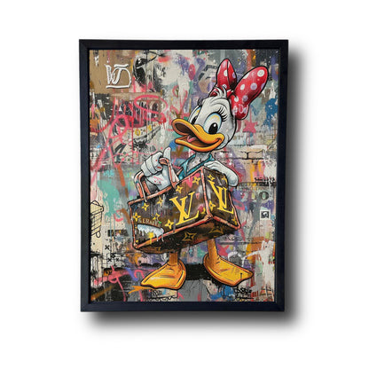 Painted Daisy Duck Louis Vuitton Bag 2.0