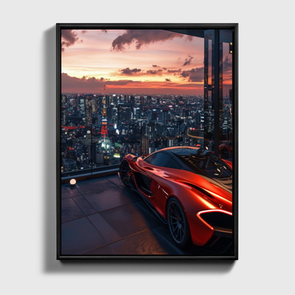 Tokyo High Rise Penthouse Supercar