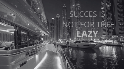 SUCCESS IS NOT FOR THE LAZY