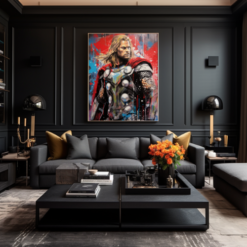 Painting of Thor