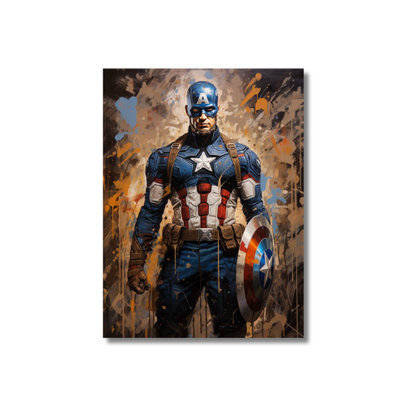 Painting of Captian America