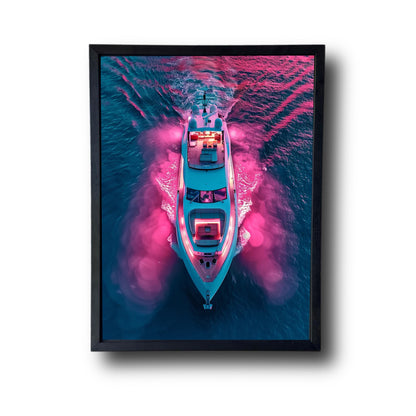 Luxury Yacht Rose light