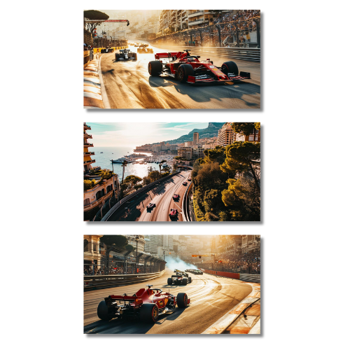 Monaco Grand Prix Formule 1 - 3X