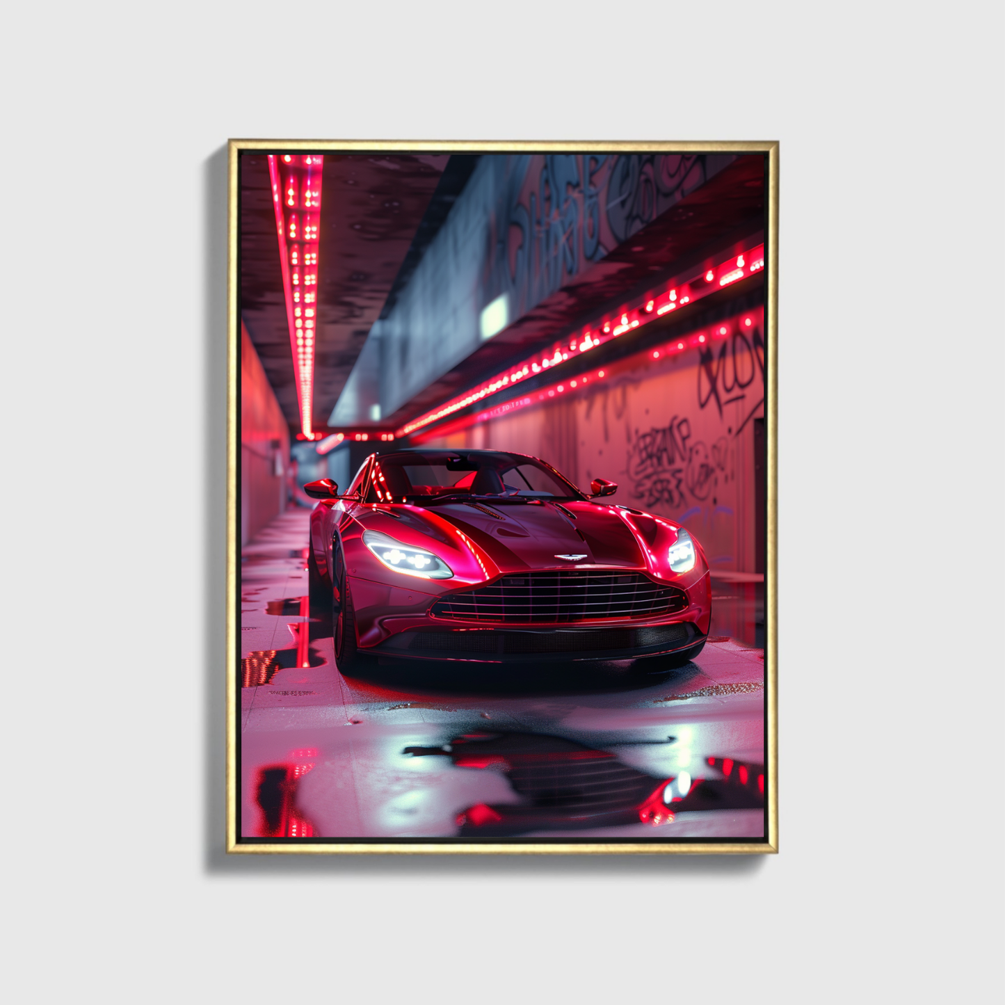 Roter Aston Martin