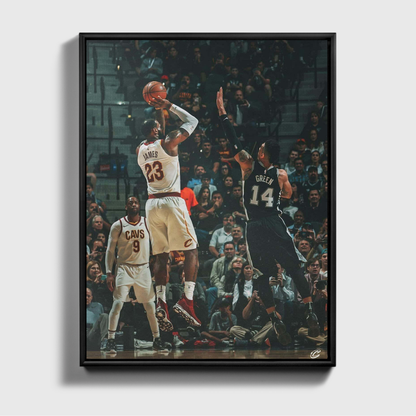 Lebron James Throwing Ball