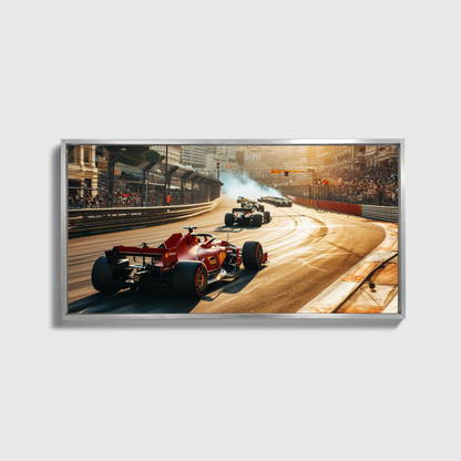Monaco Grand Prix Sunset Back View