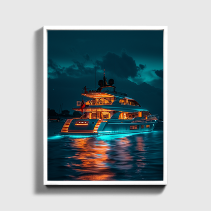 Yacht blue Light