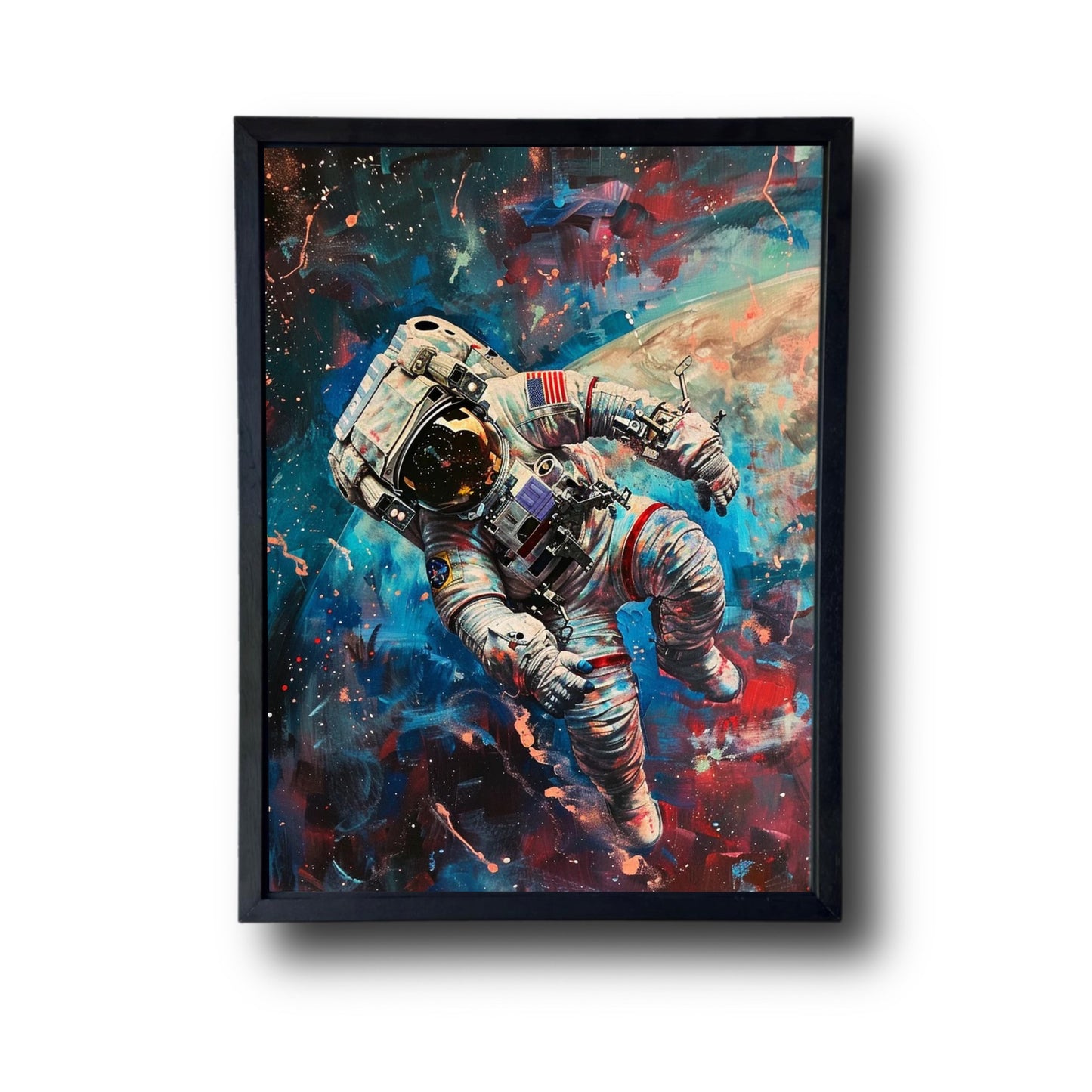 Space Man painted