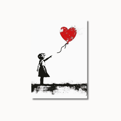 The Girl with the Love Balloon Right