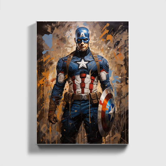 Painting of Captian America