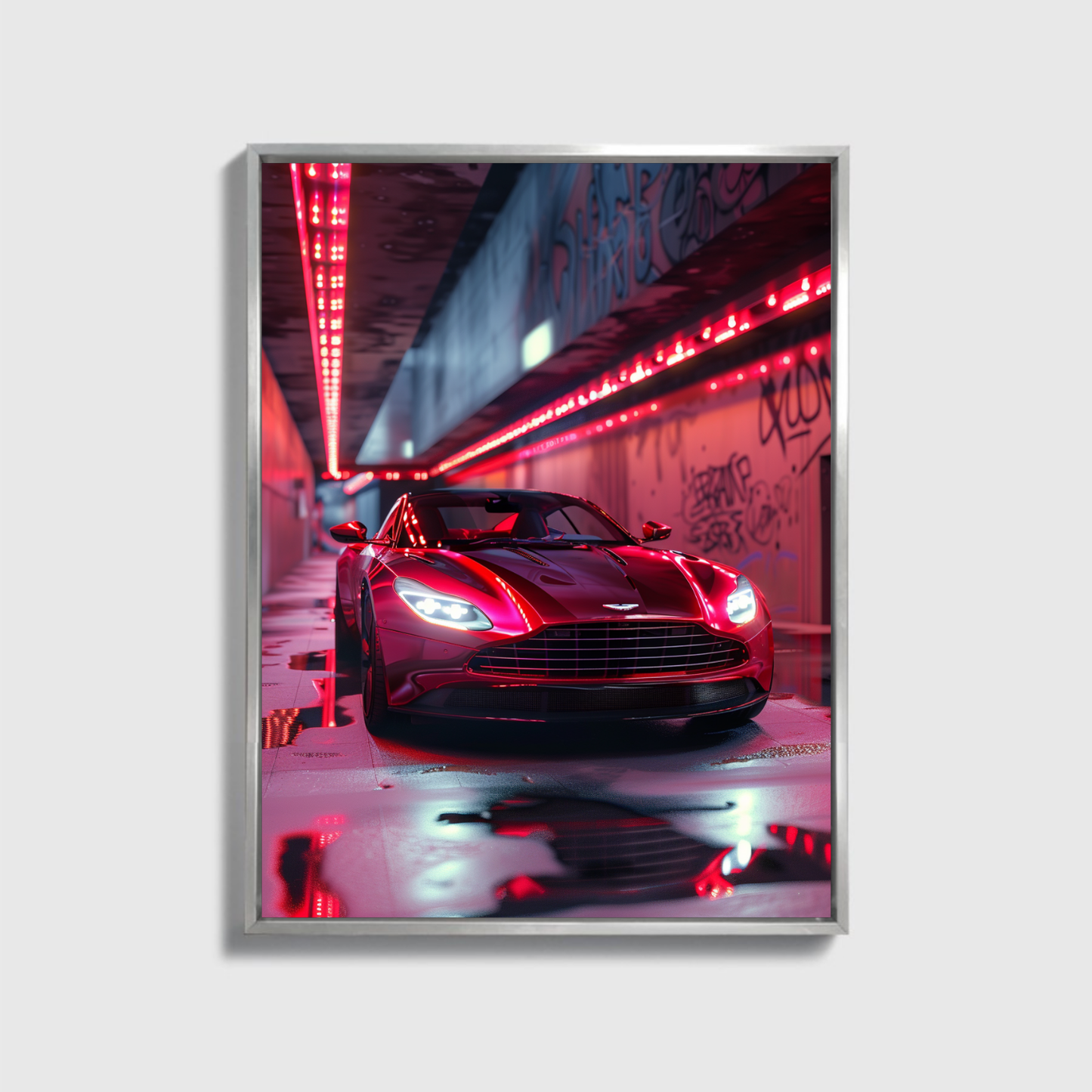 Roter Aston Martin